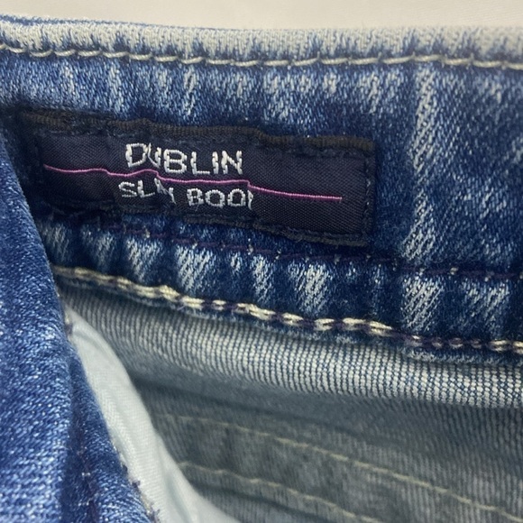 Vigoss Denim Jeans Womens Dublin Slim Boot Heritage Fit Size 5/6 L35 - Picture 9 of 15